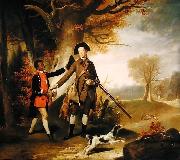 Johann Zoffany The Third Duke of Richmond out Shooting with his Servant oil painting on canvas